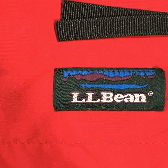 Vintage 80s 90s L.L. Bean Full Zip Hooded Windbreaker Jacket USA Men’s Sz M/L - Picture 7 of 12